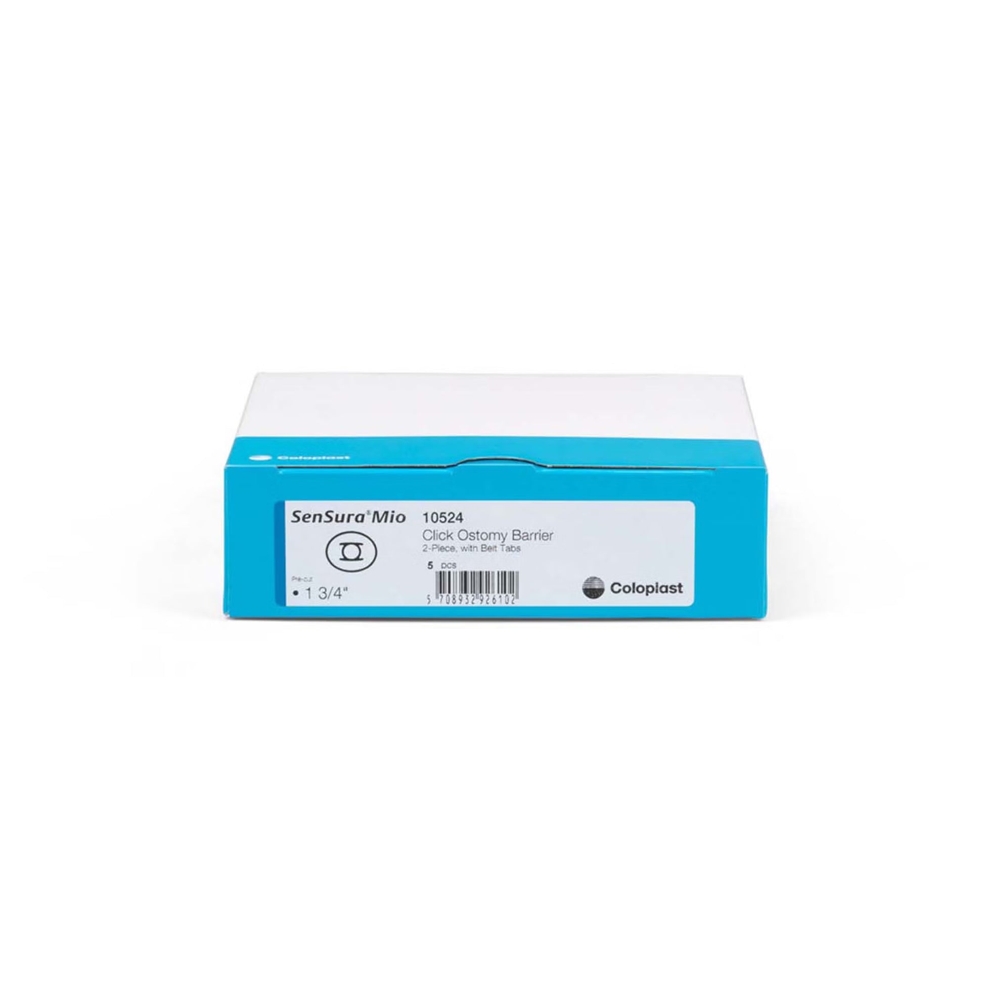 SenSura® Mio Click Barrier, Stoma Opening, Blue Color Match