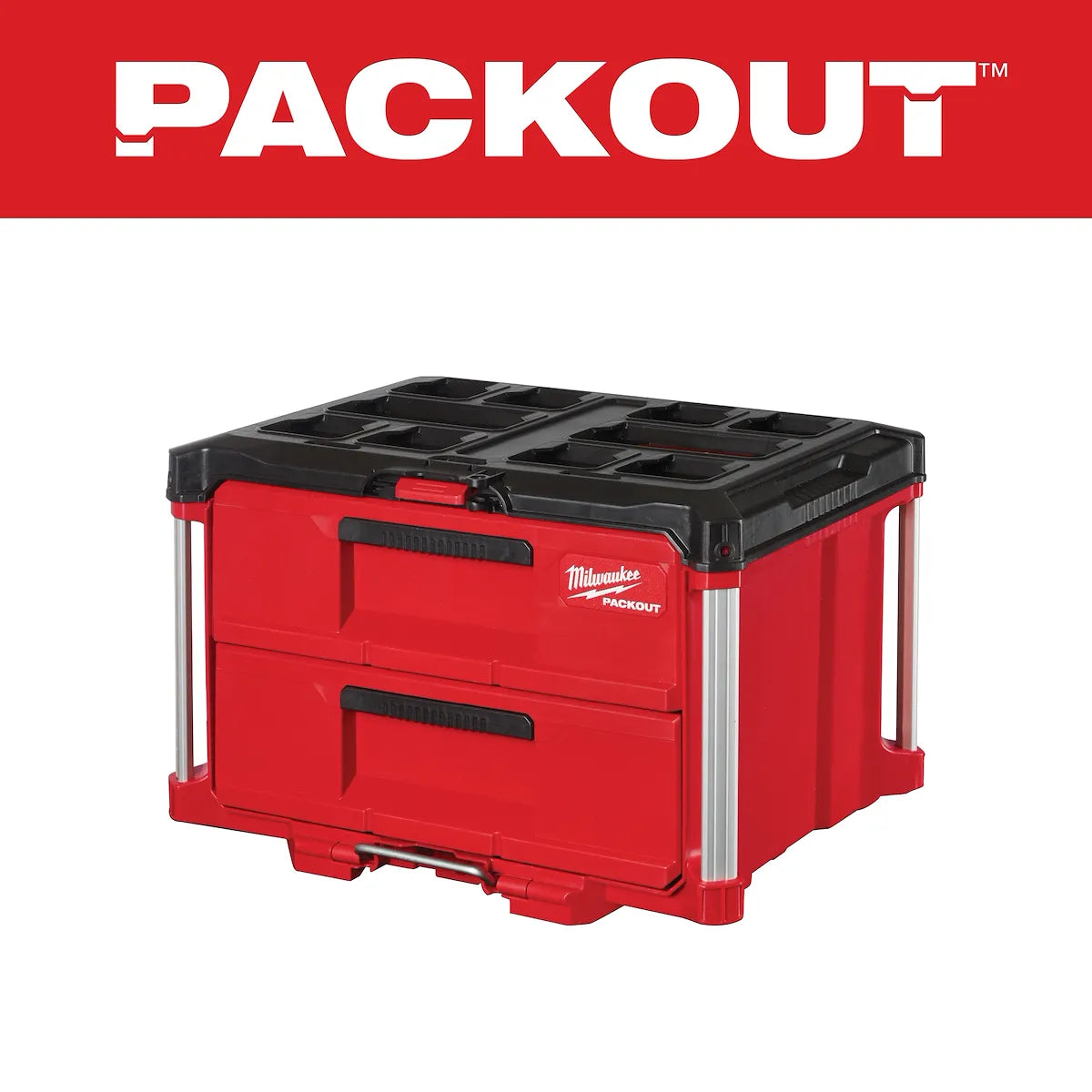 Milwaukee PACKOUT 2-Drawer Tool Box 48-22-8442
