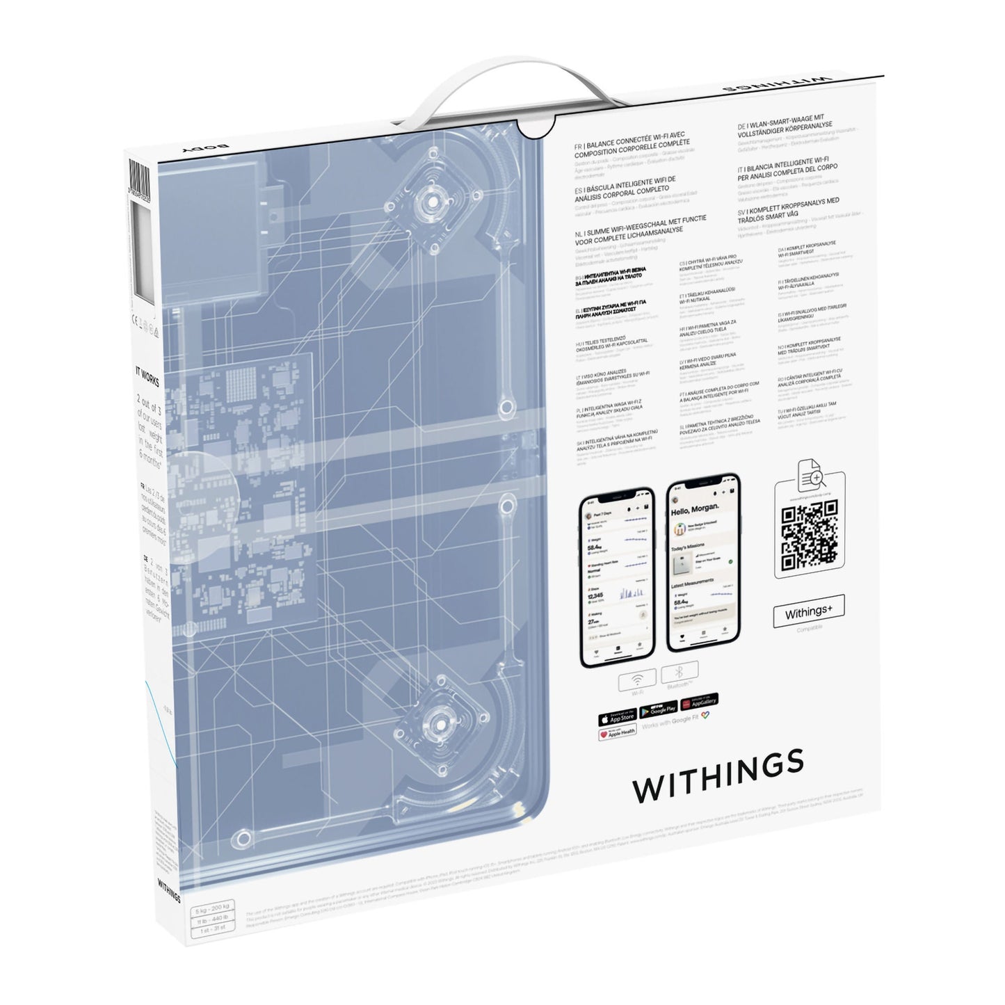 Withings Body Comp Wi-Fi Smart Scale, Black