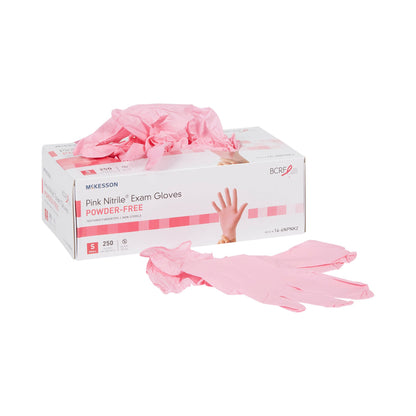 McKesson Pink Nitrile® Nitrile Exam Gloves, Pink