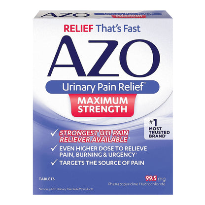 AZO® Maximum Strength Phenazopyridine Urinary Pain Relief