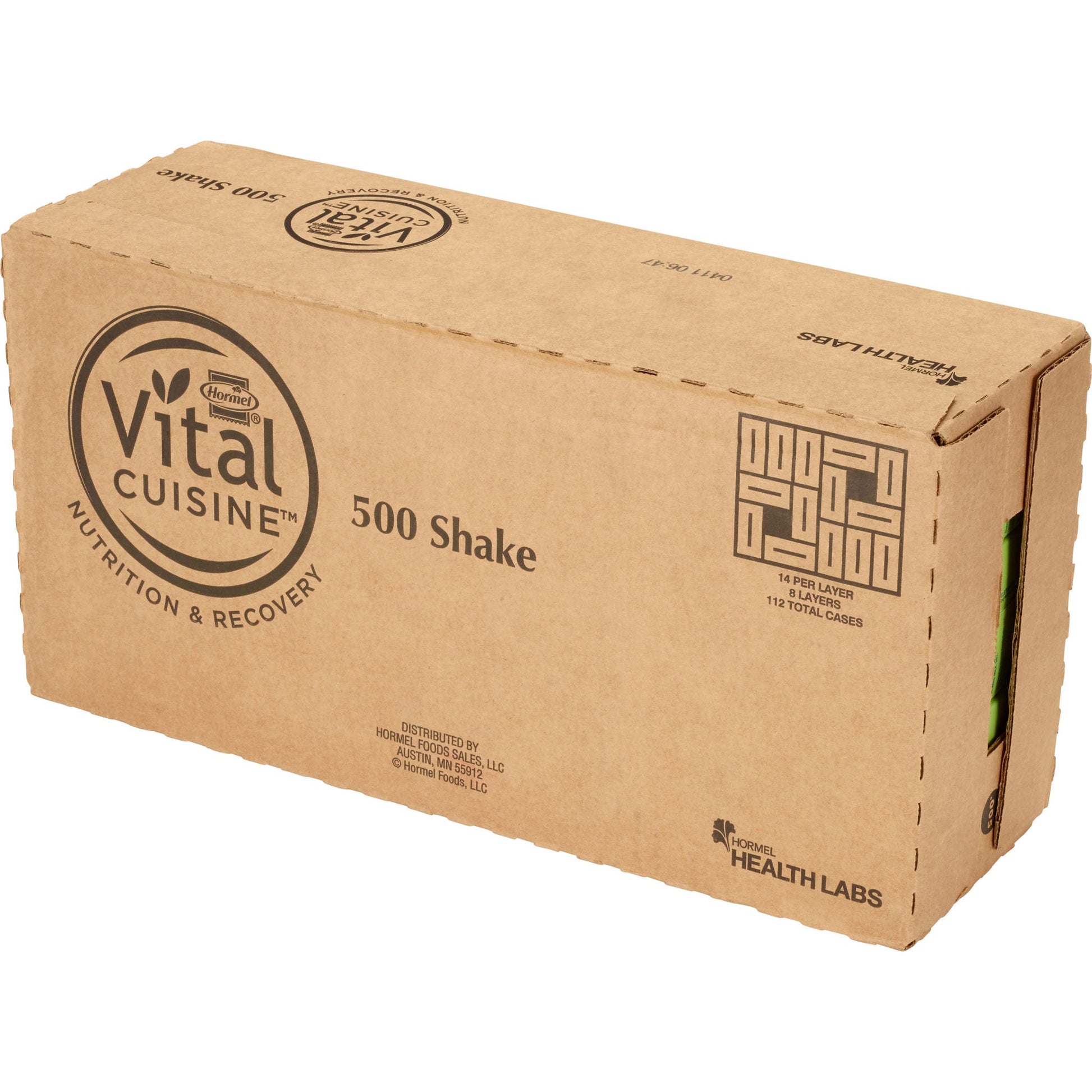 Vital Cuisine® 500 Shake Vanilla Nutrition and Recovery, carton