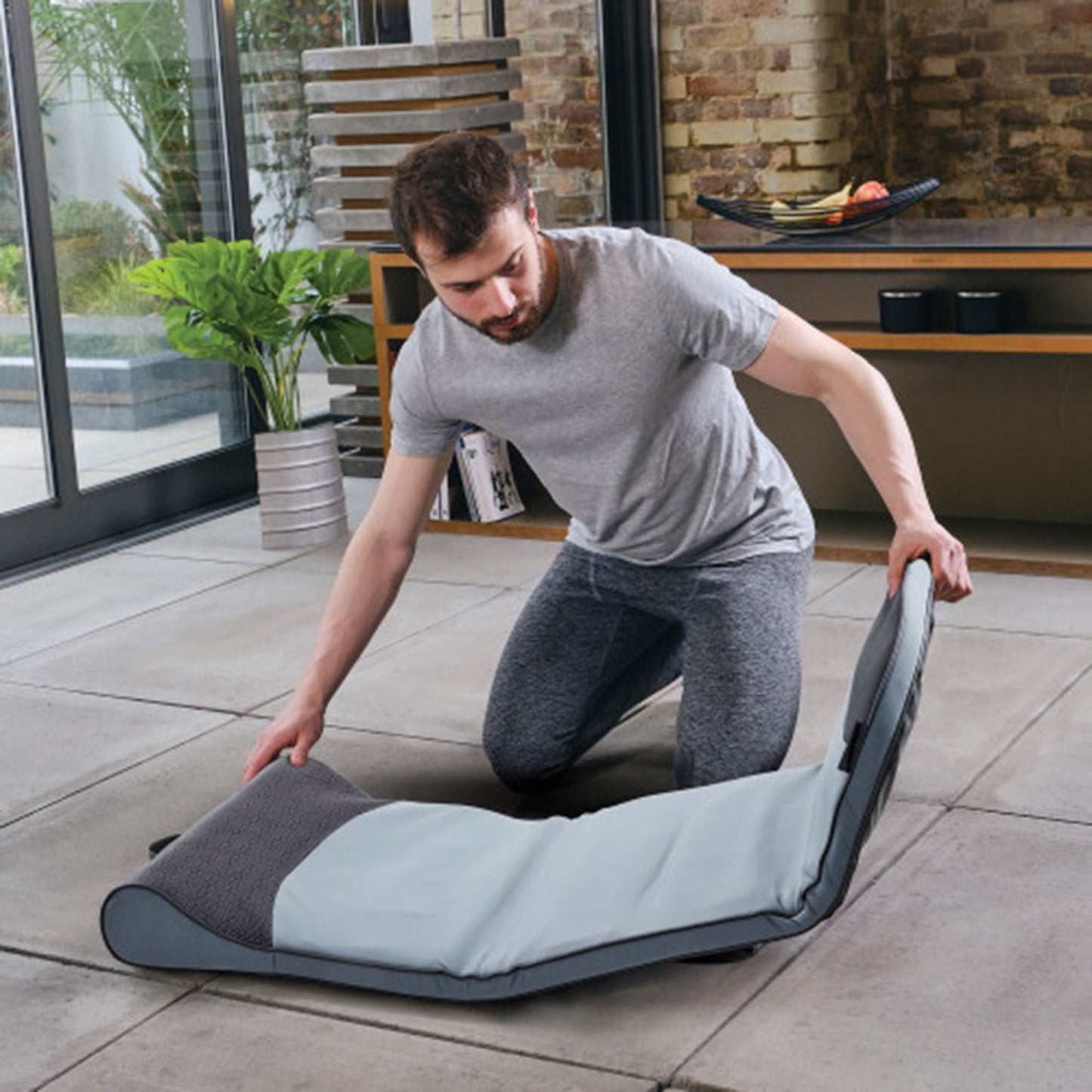 HoMedics Body Flex Back Stretching Mat with Heat Black