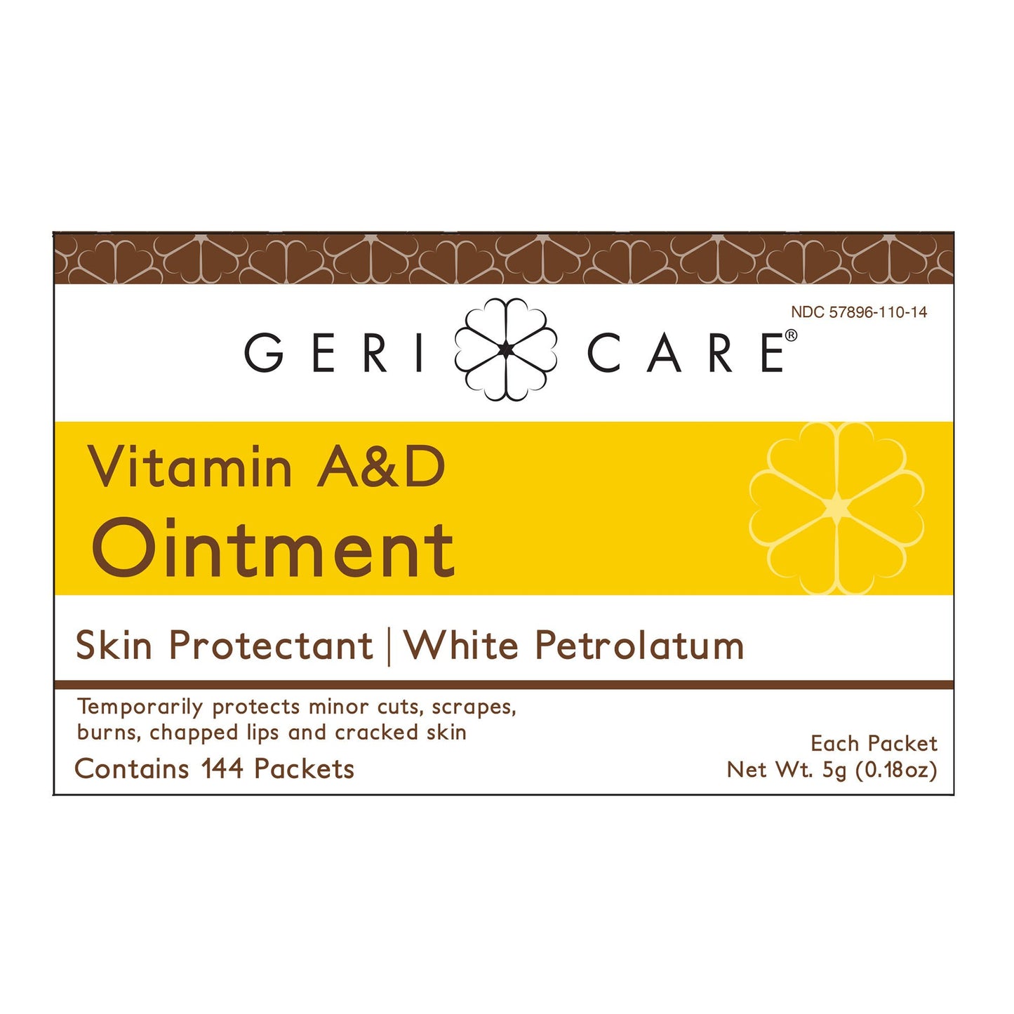 Geri-Care® Vitamin A & D Ointment Skin Protectant with Petrolatum, Packet