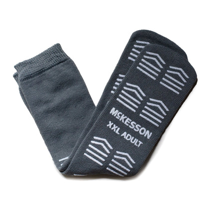 McKesson Slipper Socks, Double Tread, 2X-Large, Gray