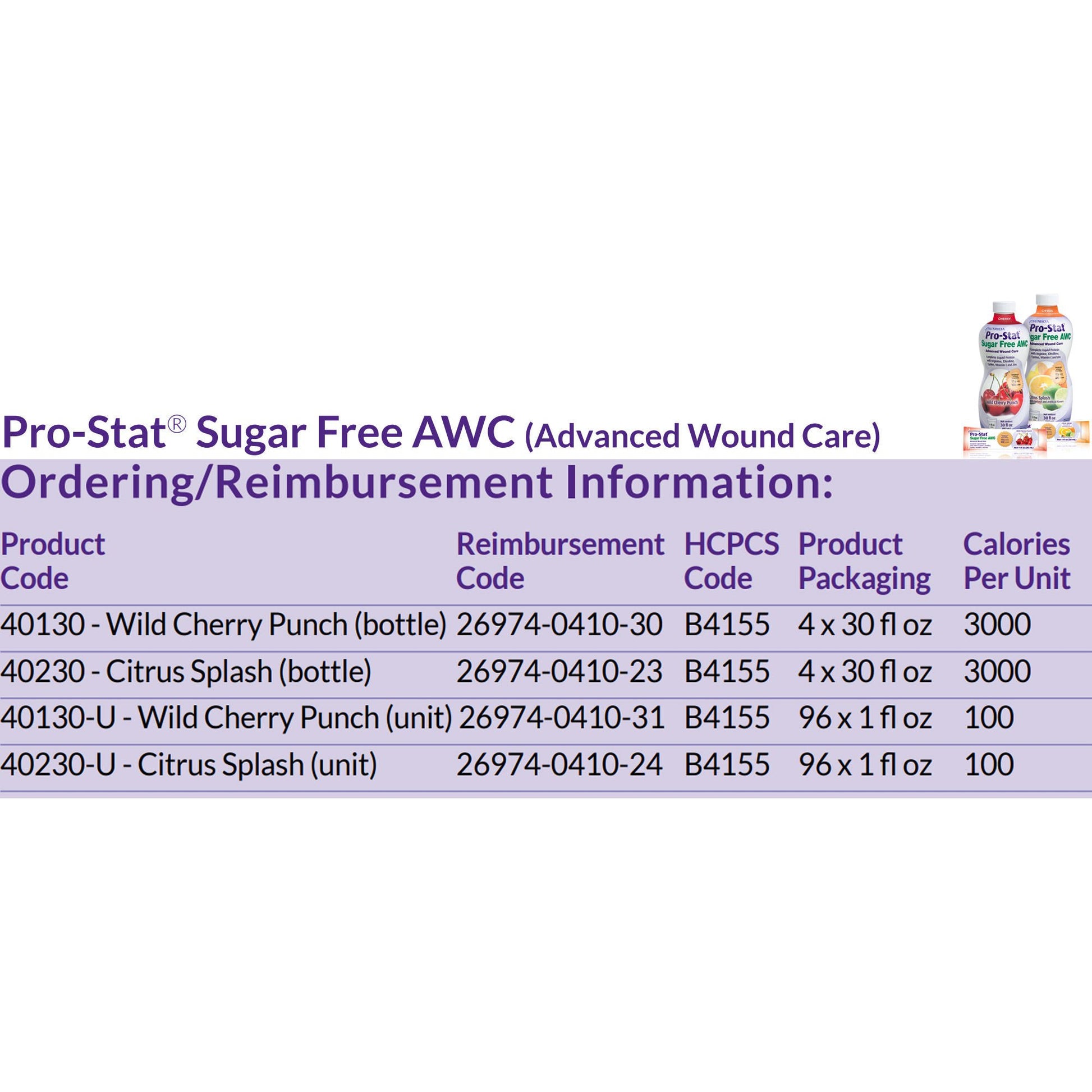 Pro-Stat® Sugar Free AWC Citrus Splash Complete Liquid Protein, Bottle