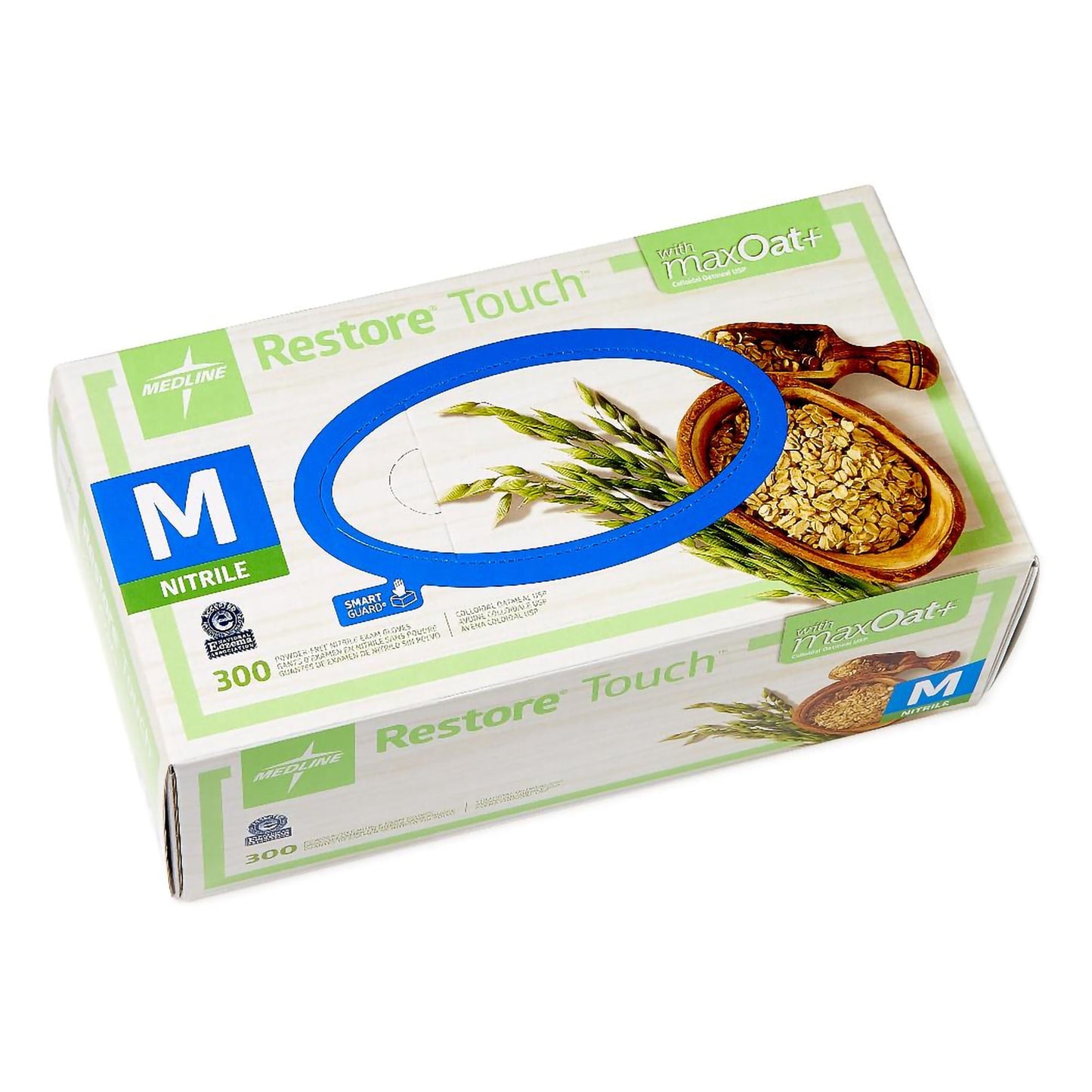 Restore® Touch Nitrile Exam Gloves, Green - view 2