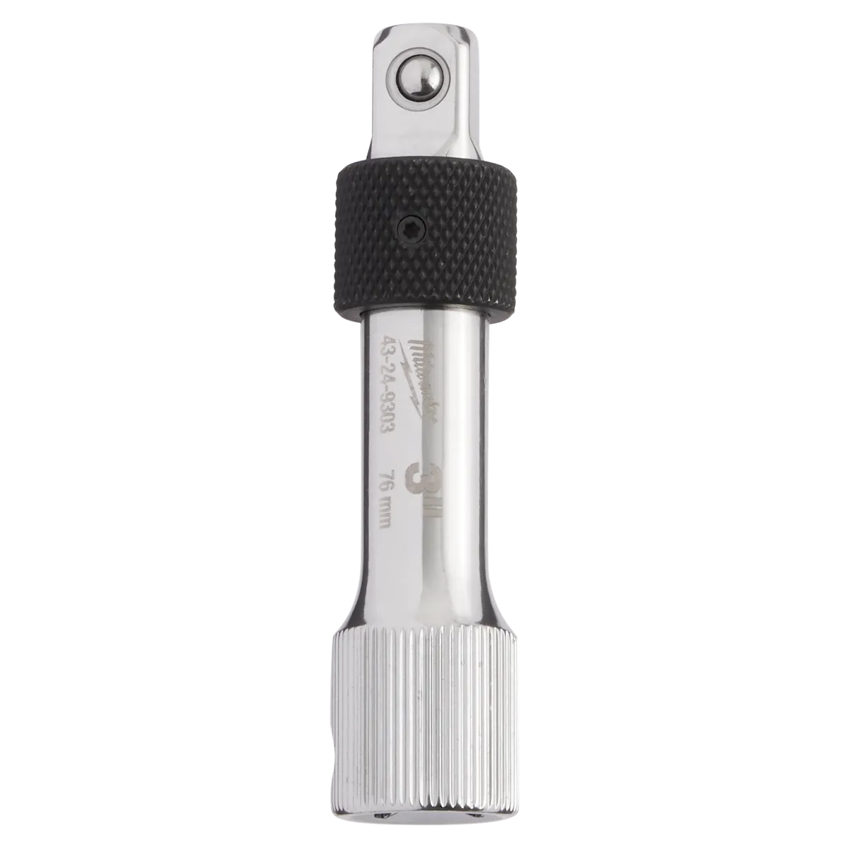 Milwaukee 3/8" Drive 3" Locking Extension 43-24-9303 | 3/8 in Drive, Chrome Vanadium Steel
