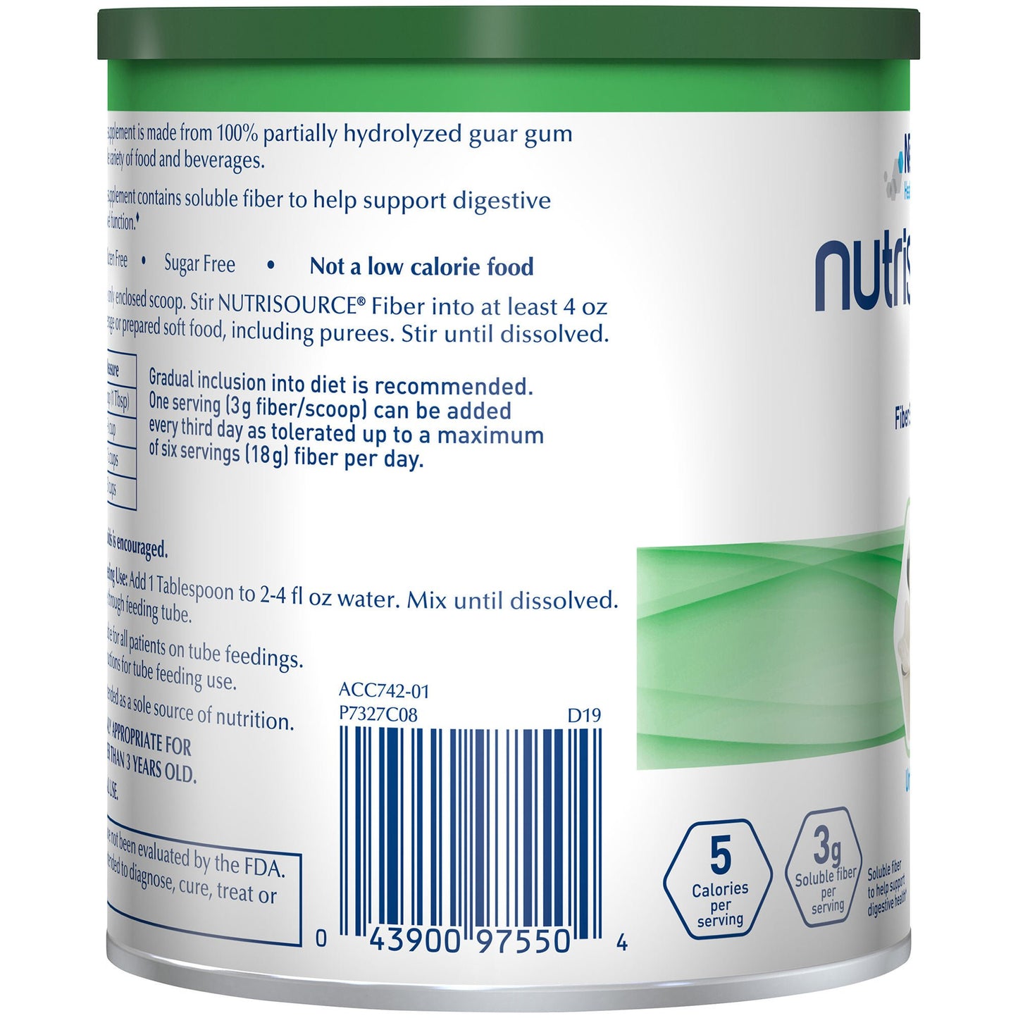 Nutrisource® Fiber Supplement, canister