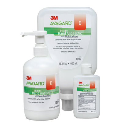3M Avagard D Hand Antiseptic, Pump Bottle