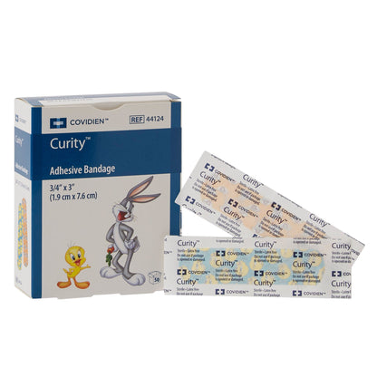 Curity™ Assorted Looney Tunes Adhesive Strip, ¾ x