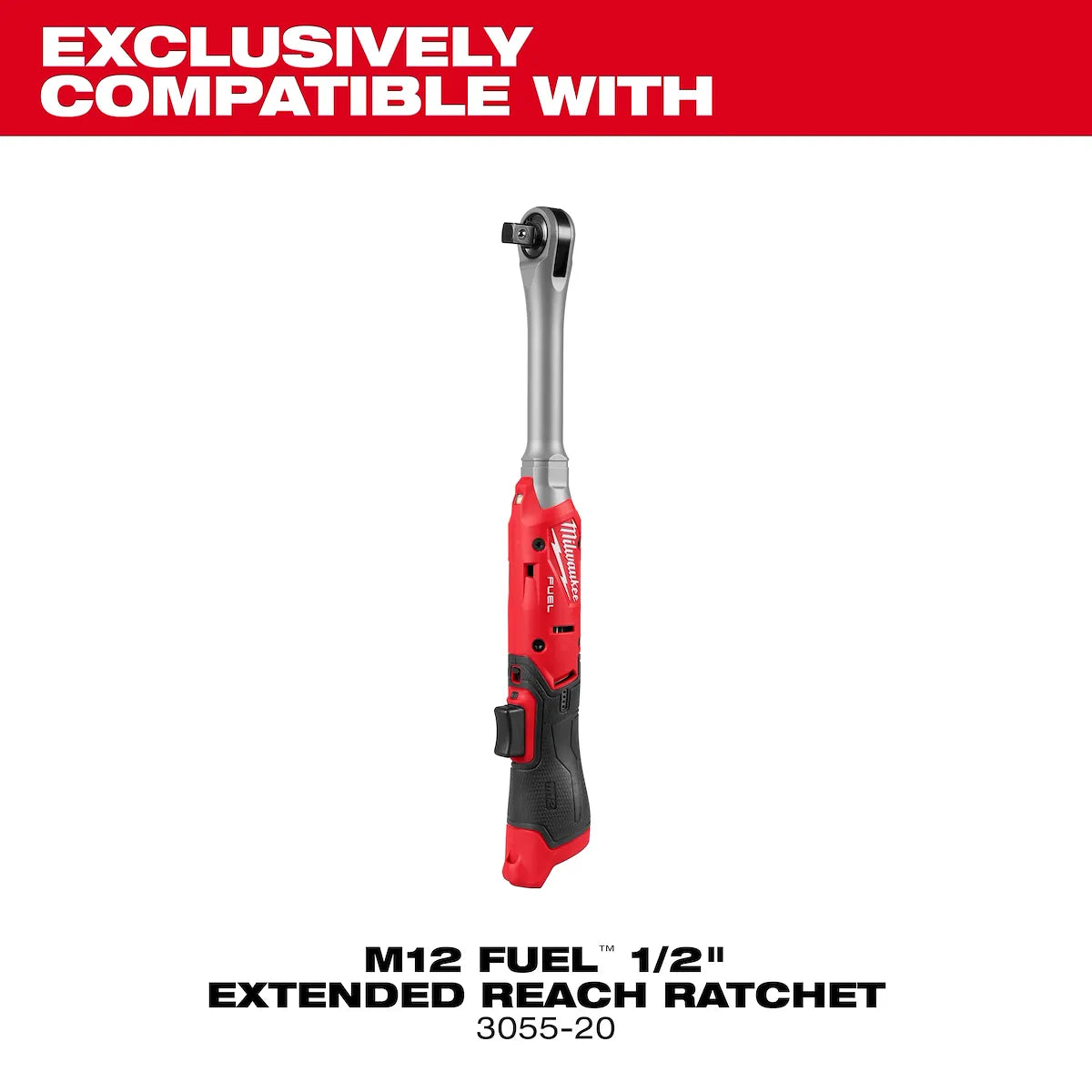 Milwaukee M12 FUEL 1/2" Extended Reach Ratchet Protective Boot 49-16-3055