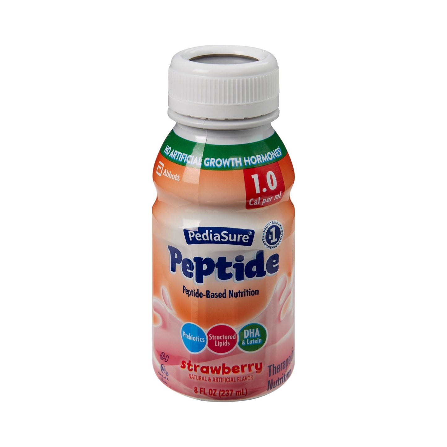 PediaSure® Peptide 1.0 Cal Peptide-Based Nutrition, Strawberry, Bottle