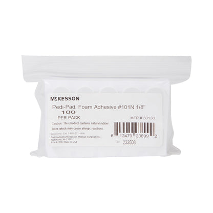 McKesson Pedi-Pad White Protective Pad, – Narrow
