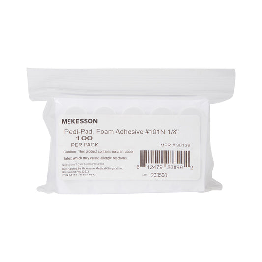 McKesson Pedi-Pad White Protective Pad, – Narrow
