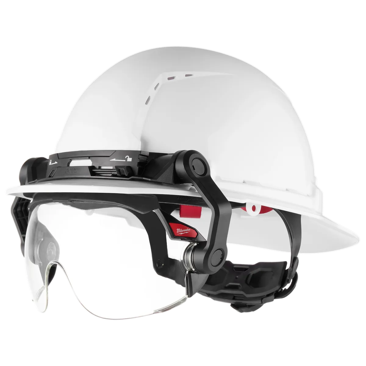 Milwaukee BOLT Gasketed Eye Visor - Clear Dual Coat Lens (Compatible with BOLT Safety Helmets & BOLT Hard Hats) 48-73-1412