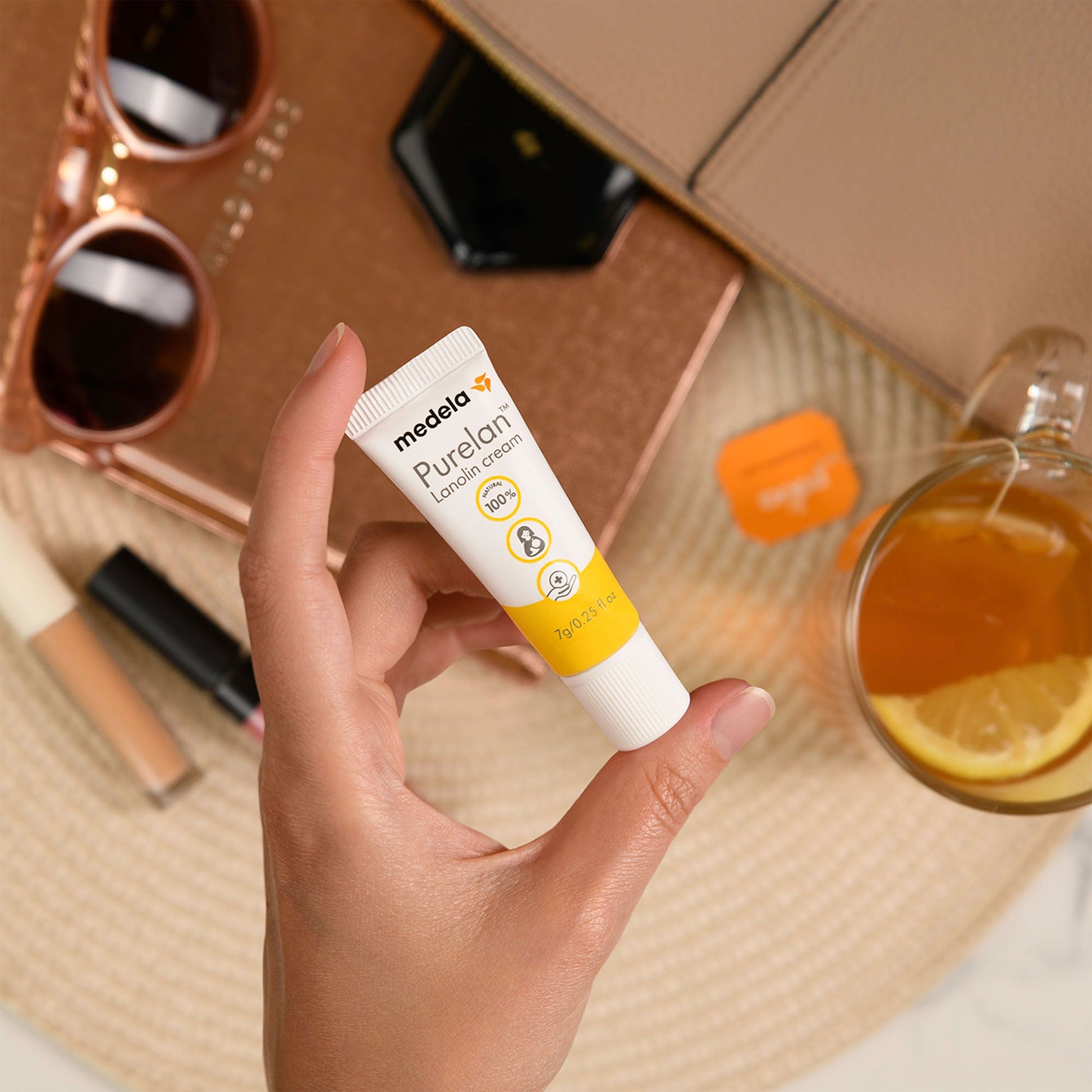 Purelan™ Lanolin Cream for Sore Nipples and Dry Skin, Tube