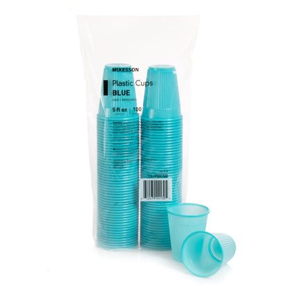 McKesson Polypropylene Drinking Cups, Disposable, Blue