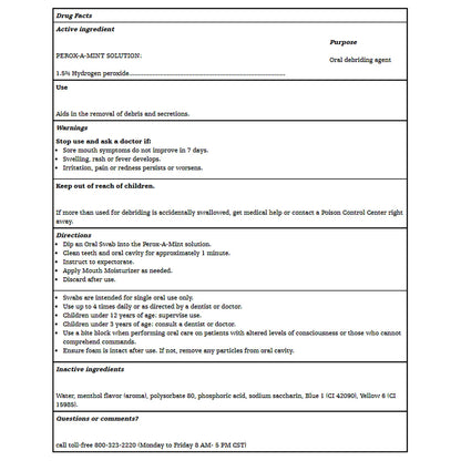 Toothette® Short Term Swab System