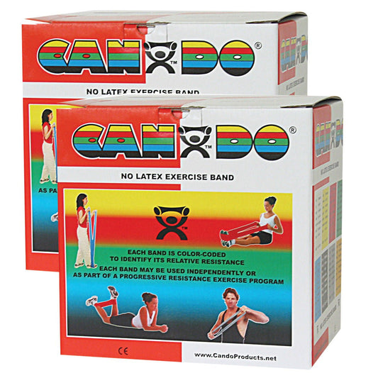CanDo® Exercise Resistance Band, Red, Light Resistance