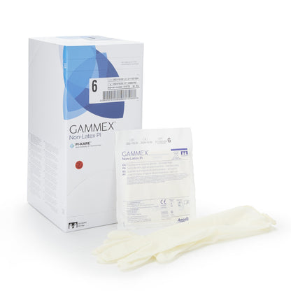Sterile GAMMEX® Non-Latex PI Polyisoprene Surgical Gloves, White - view 2
