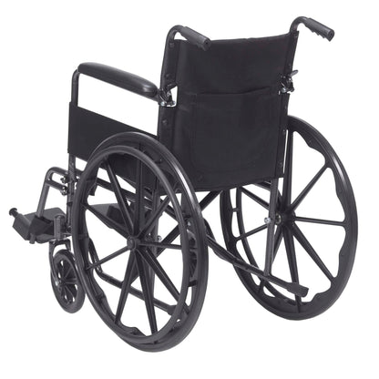 drive™ Silver Sport 1 Wheelchair, 18-Inch Seat Width