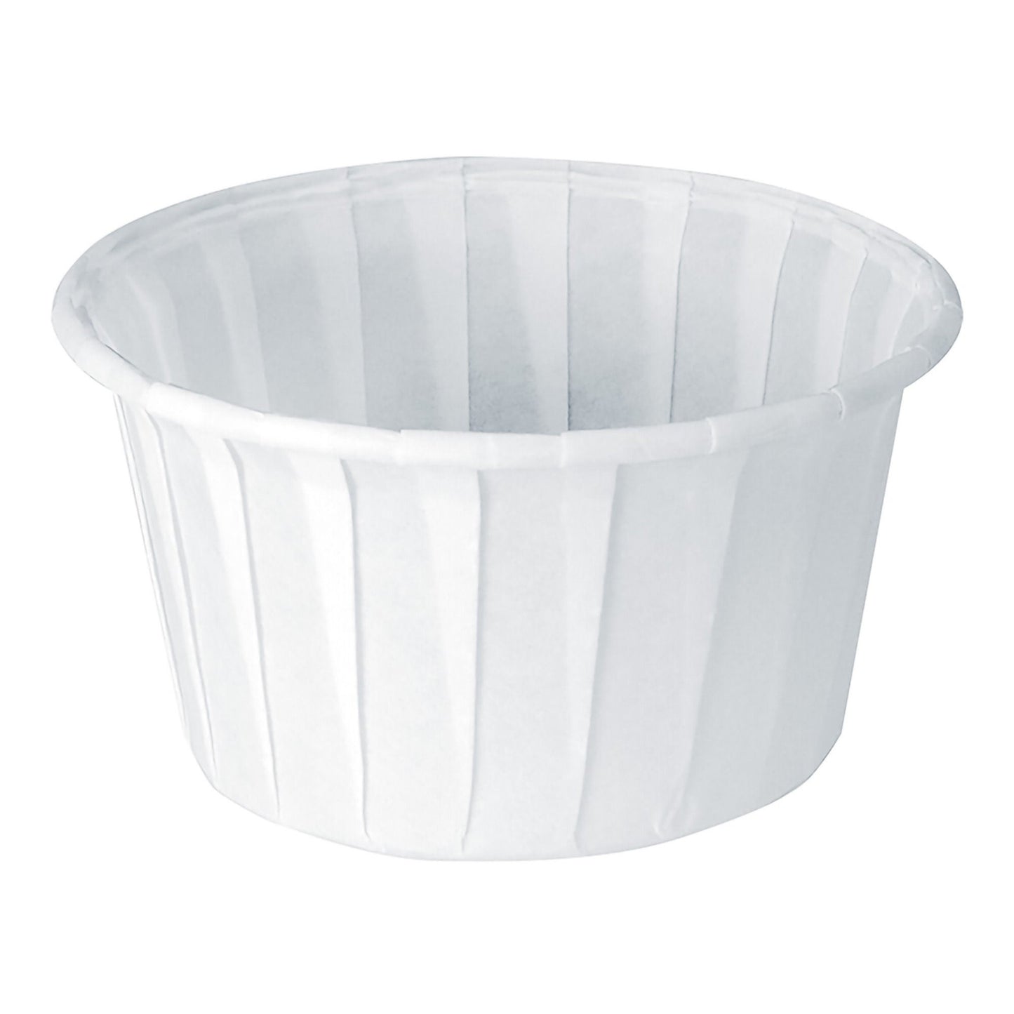 Solo Paper Soufflé Cup, White, capacity