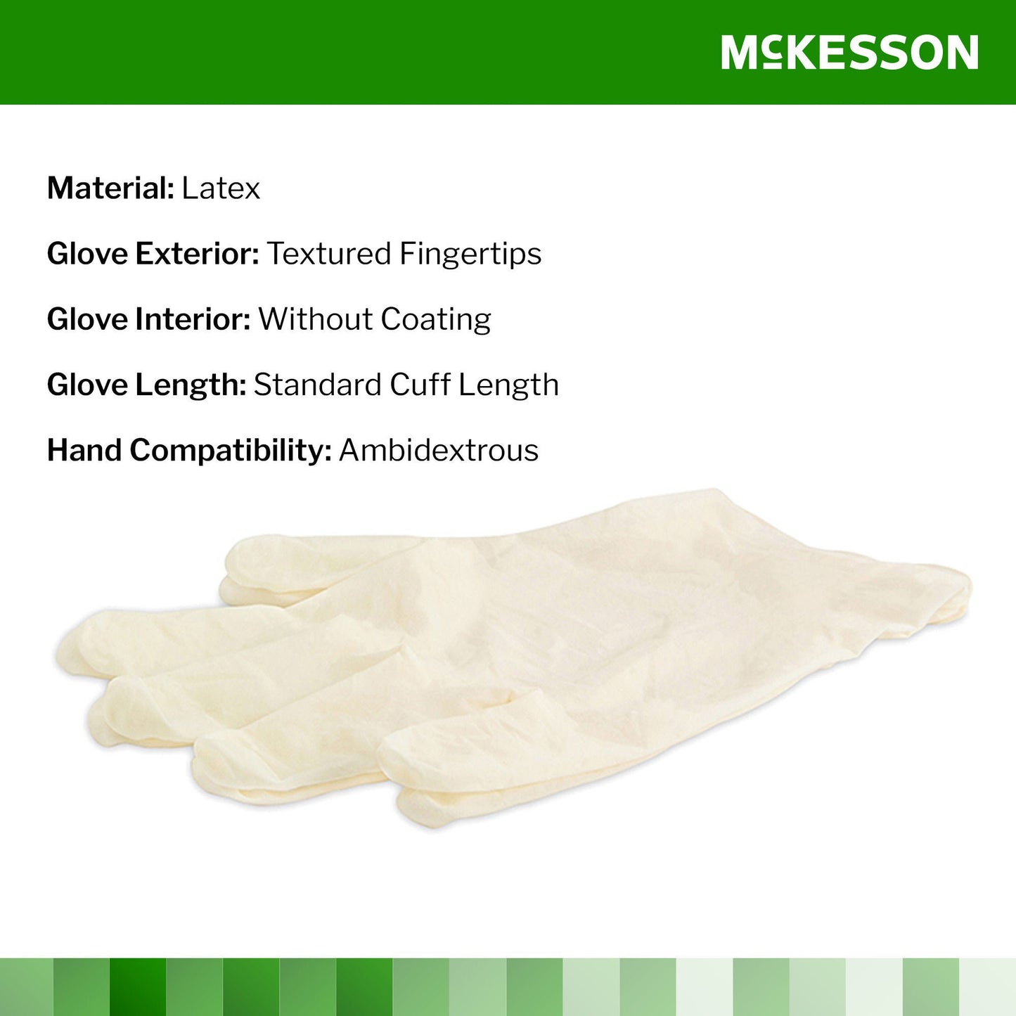 McKesson Confiderm® Latex Exam Gloves, Ivory - view 3