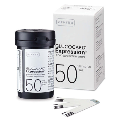Glucocard Blood Glucose Test Strips 50 Strips For Glucocard Blood Glucose Monitoring Meter