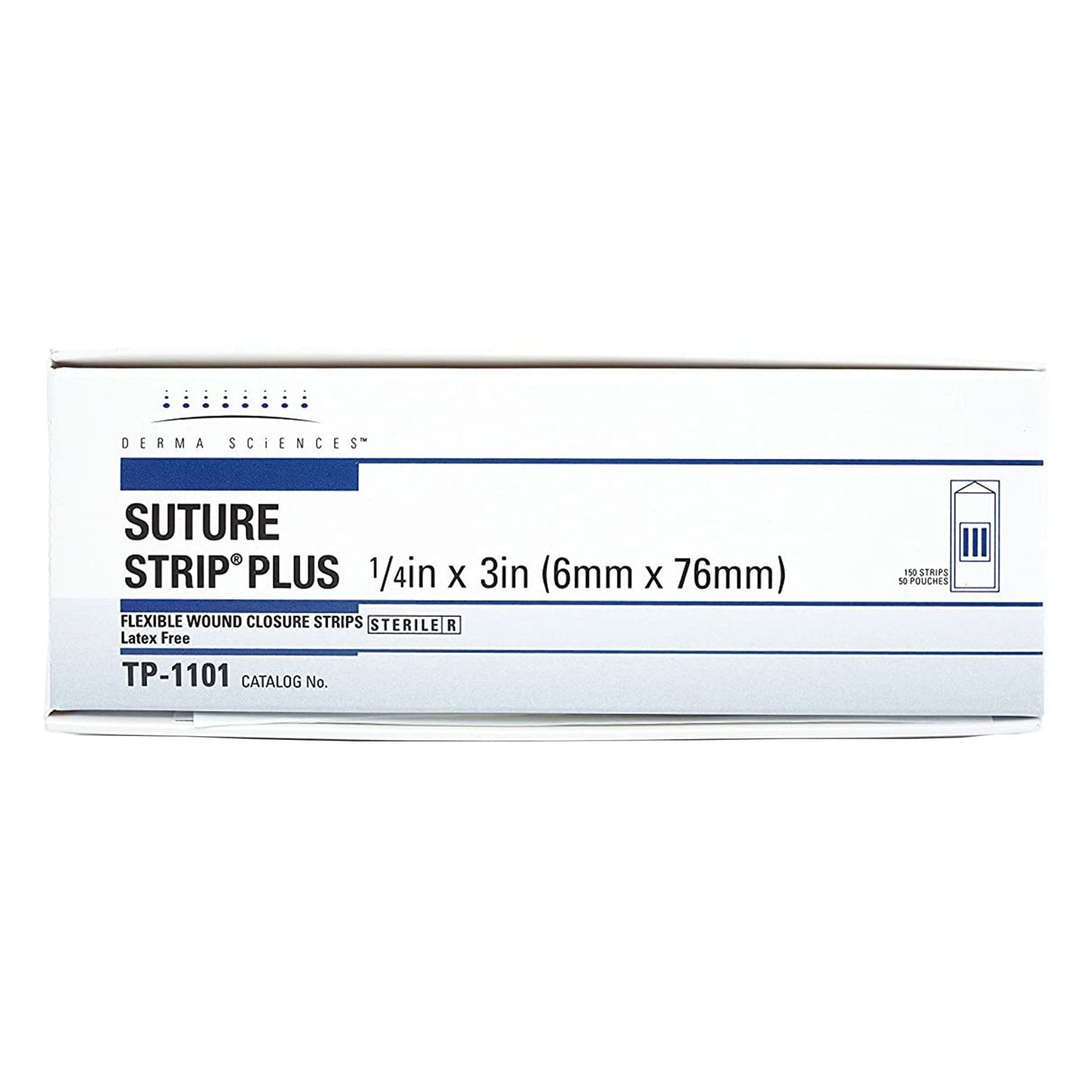 Suture Strip Plus Skin Closure Strip Nonwoven Polyamide Flexible Strip Tan