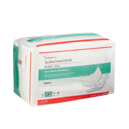 Wings™ Ultra Quilted Extra Heavy Absorbency Incontinence Brief