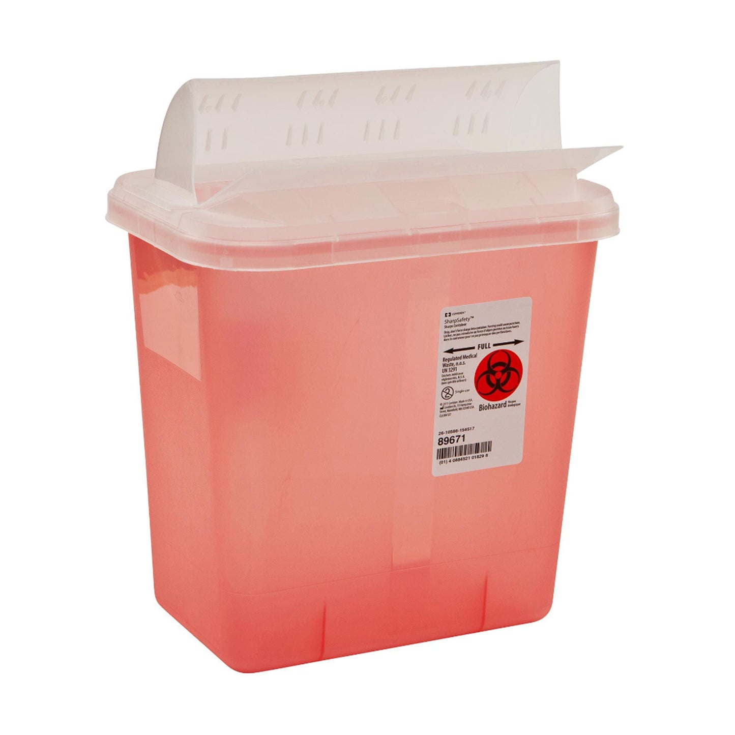 SharpSafety™ Multi-purpose Sharps Container, 2 Gallon