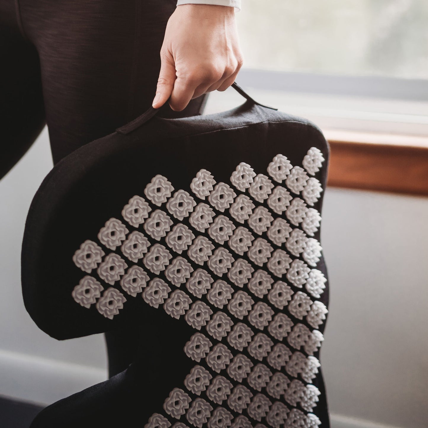 Kanjo Acupressure Seat Cushion, Black