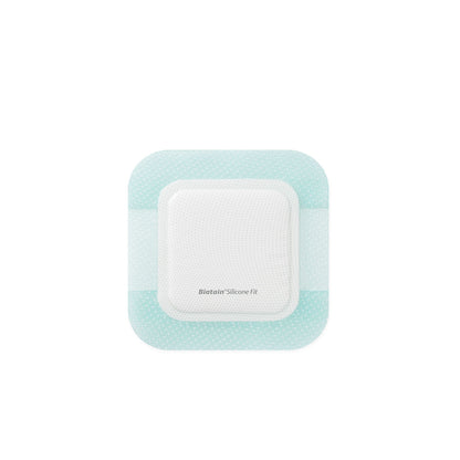 Biatain Silicone Fit Silicone Foam Dressing With Border Film Backing Silicone Adhesive Square