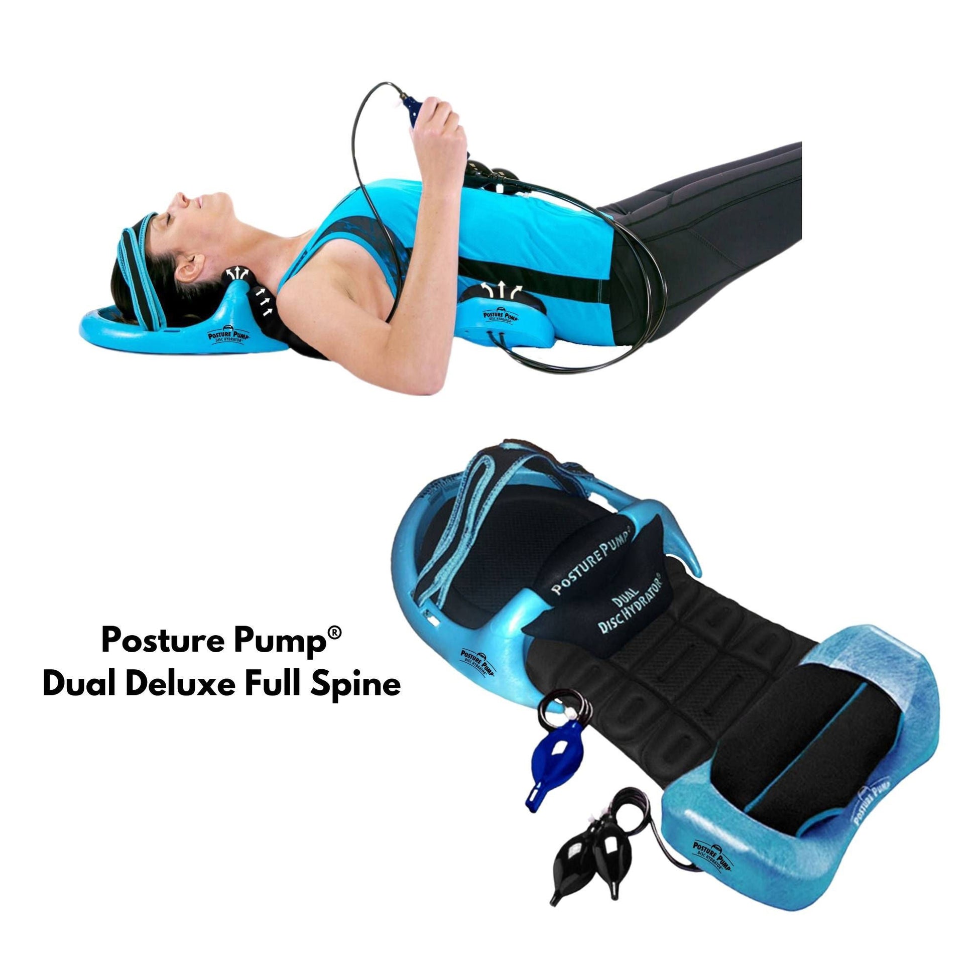 Posture Pump® Dual Deluxe Full Spine Spinal Traction