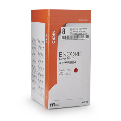 Sterile ENCORE® Latex Micro Latex Surgical Gloves, Brown - view 6
