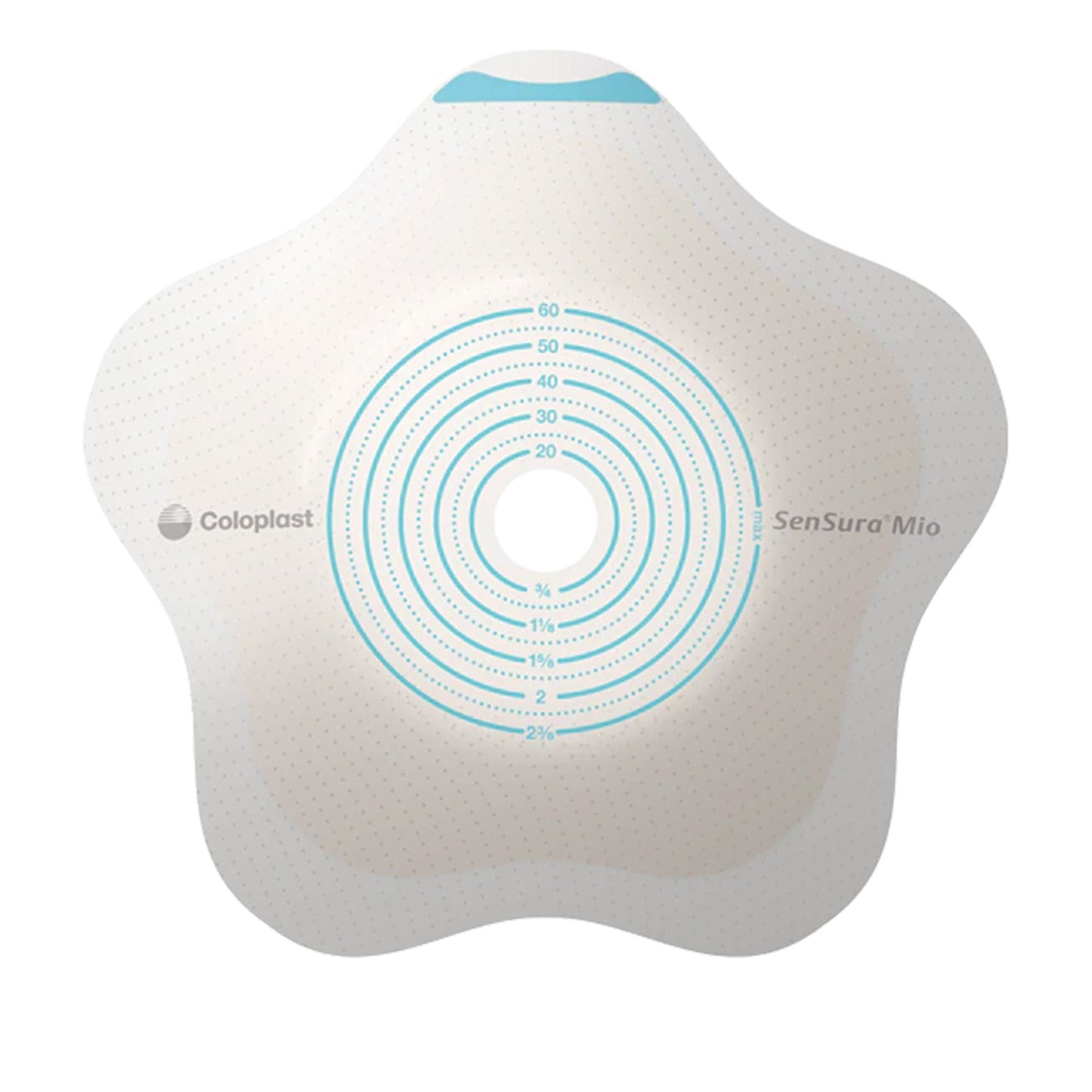 SenSura® Mio Convex Flip Ostomy Barrier, Stoma Opening, Red Match