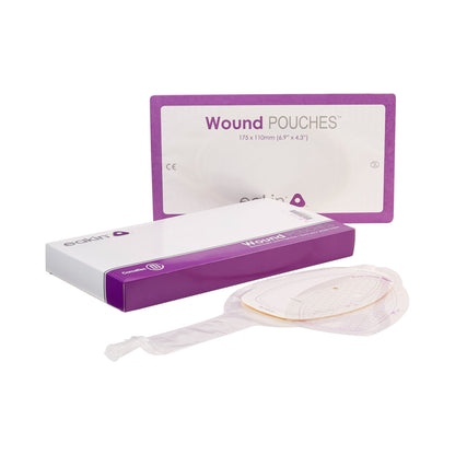 Eakin® Fistula and Wound Drainage Pouch, Cut to Fit Stomas 173 x