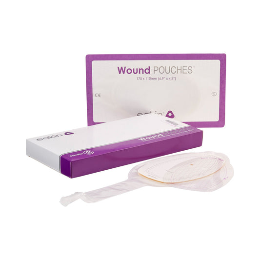 Eakin® Fistula and Wound Drainage Pouch, Cut to Fit Stomas 173 x