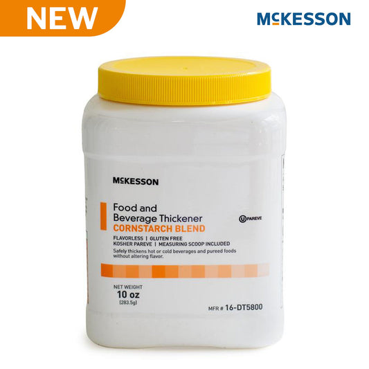 McKesson Food and Beverage Thickener Canister Unflavored Powder IDDSI Level 0 Thin