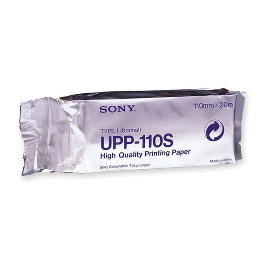 Sony Ultrasound Video Paper Roll Black and White Standard Without Grid