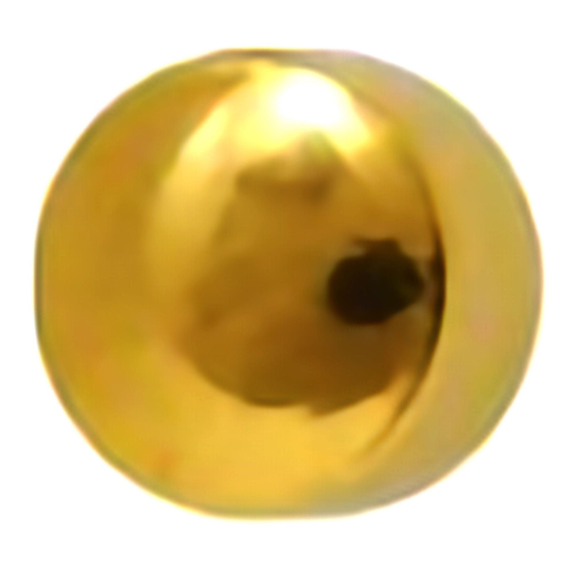 MediStuds Ear Piercing Stud 24K Gold Plated Stainless Steel Gold Ball Traditional Mount