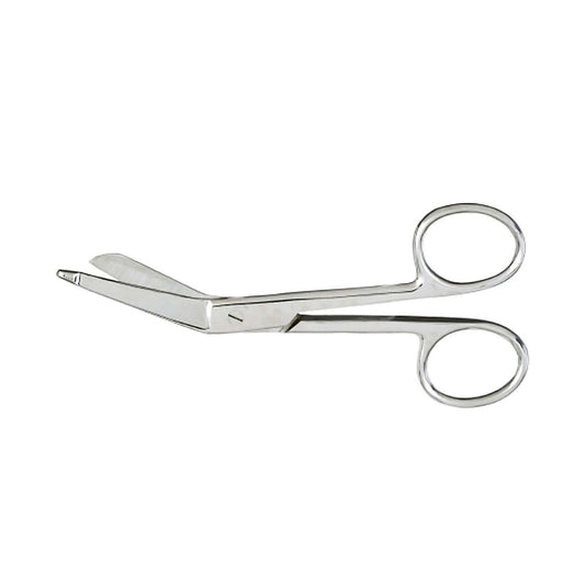 Lister Bandage Scissors, Angled, Blunt Tip, 5.5 Inches Long