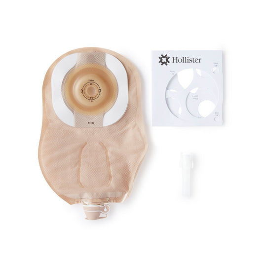 CeraPlus™ Soft Convex 1-Piece Ultra Clear Urostomy Pouch, Cut to fit up to