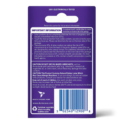 Durex Extra Sensitive Ultra Thin Lubricated Latex Condoms