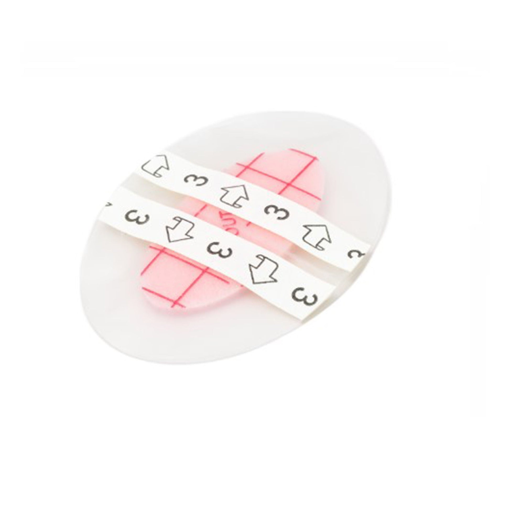 PolyMem® Shapes® Adhesive with Border Foam Dressing, Oval