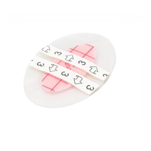 PolyMem® Shapes® Adhesive with Border Foam Dressing, Oval