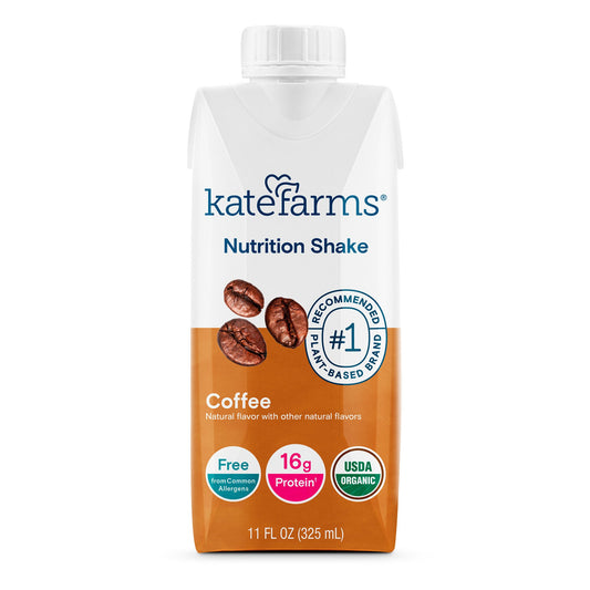 Kate Farms® Nutrition Shake, Coffee Flavor, carton