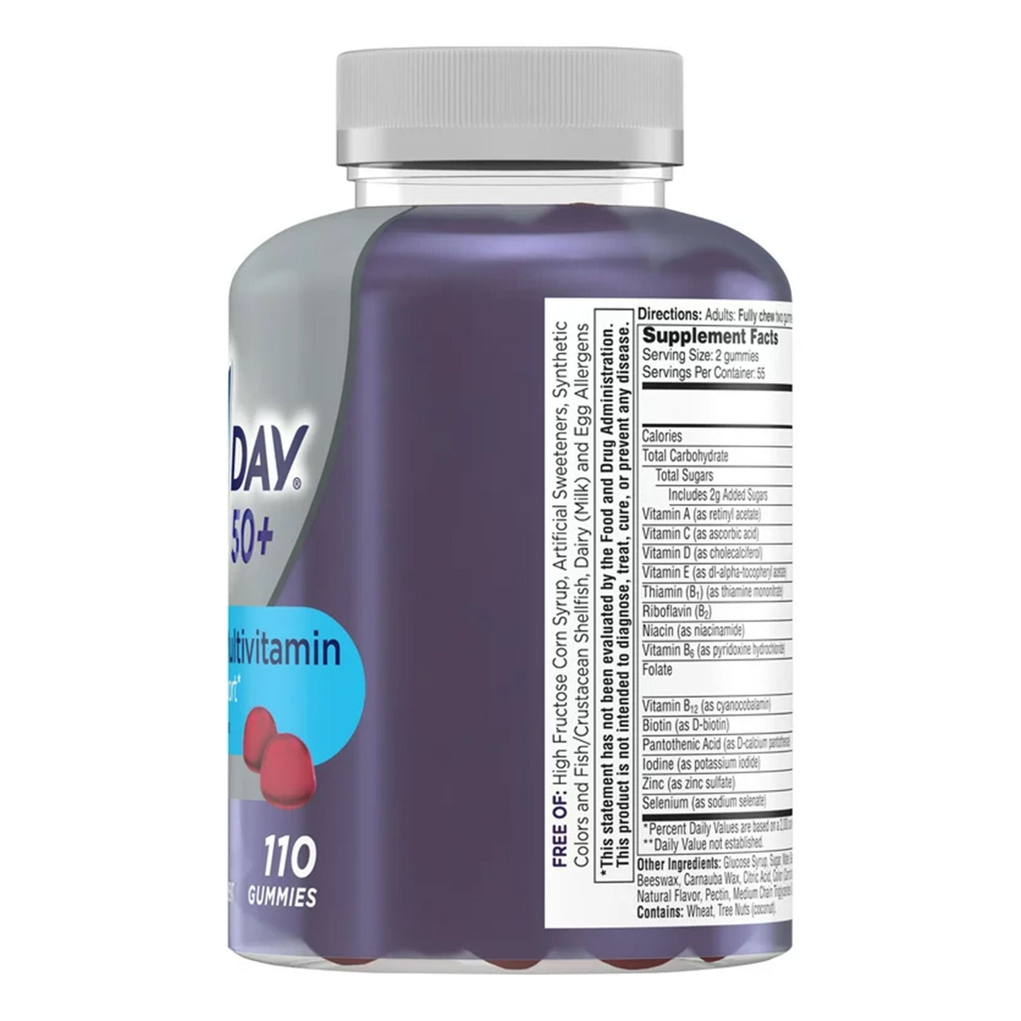 One A Day Advanced Multivitamin Men's 50+ Gummies