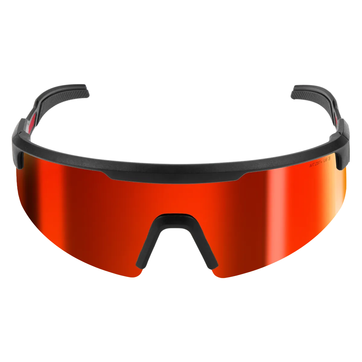Milwaukee Wrap Around Safety Glasses - Red Mirrored Anti-Scratch Lenses 48-73-2500